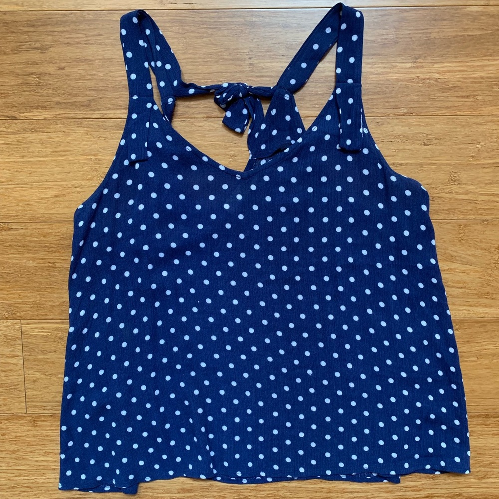 Polka dot tank top